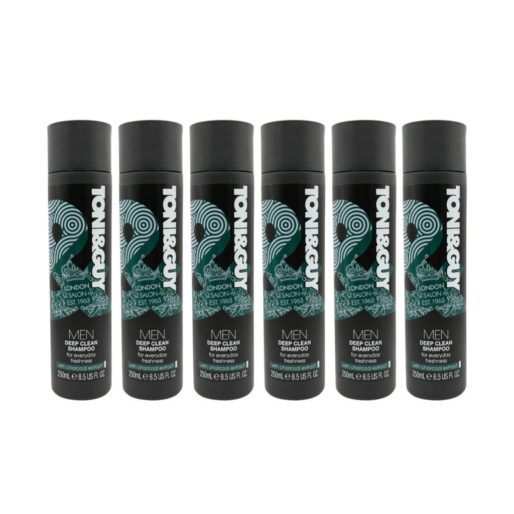 TONI&GUY Men Deep Clean Shampoo 250ml - 6 Pack