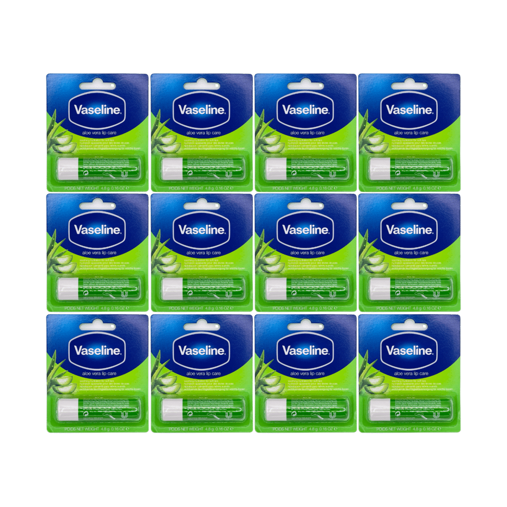 Vaseline Lip Therapy Stick Aloe Care 4.8g - 12 Pack