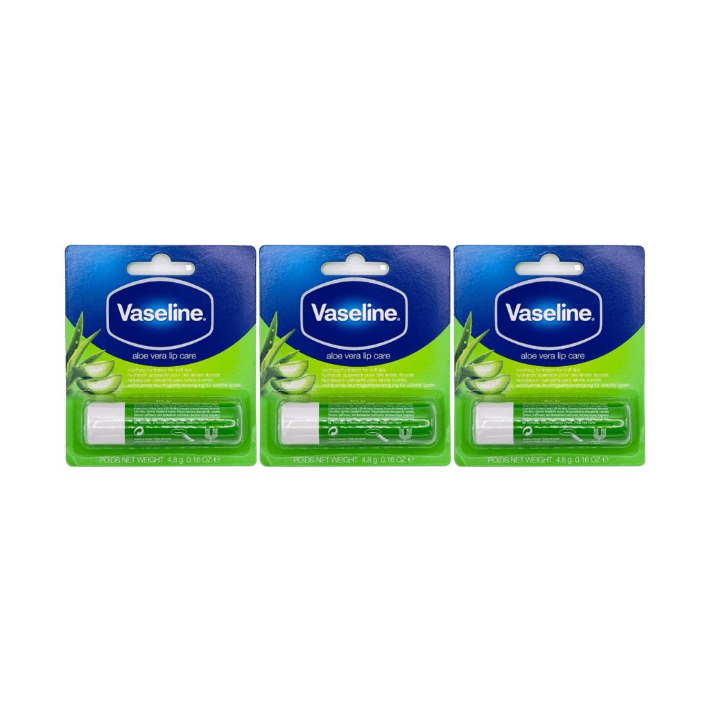 Vaseline Lip Therapy Stick Aloe Care 4.8g - 3 Pack