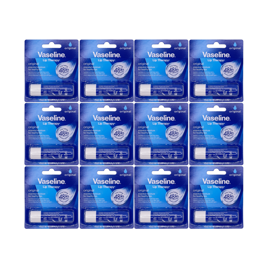 Vaseline Lip Therapy Stick Original 4.8g - 12 Pack