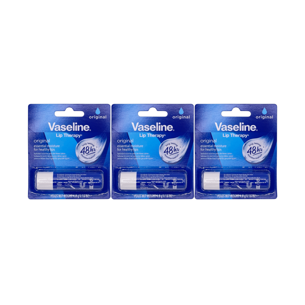 Vaseline Lip Therapy Stick Original 4.8g - 3 Pack