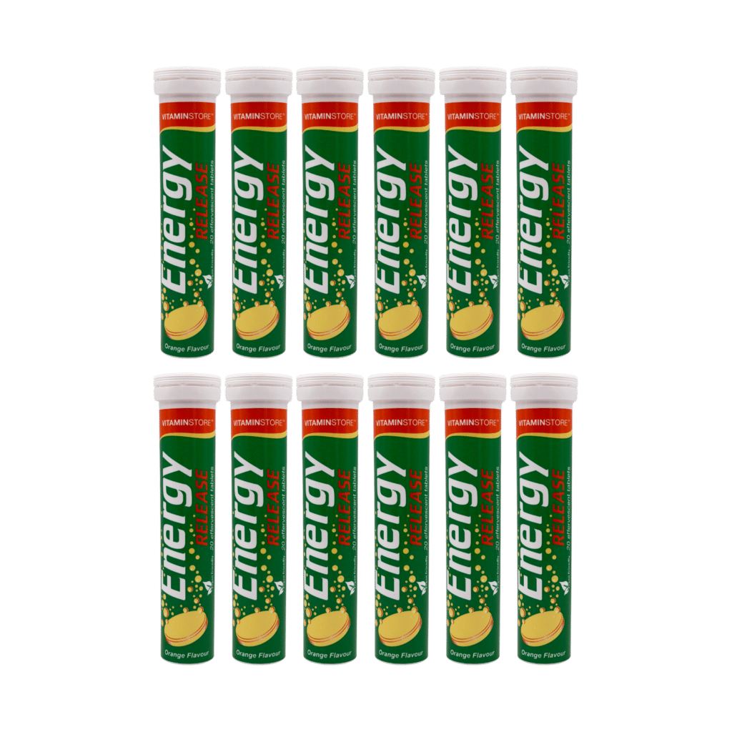 Vitamin Store Energy Release Orange Effervescent Tablets 20 Tablets - 12 Pack