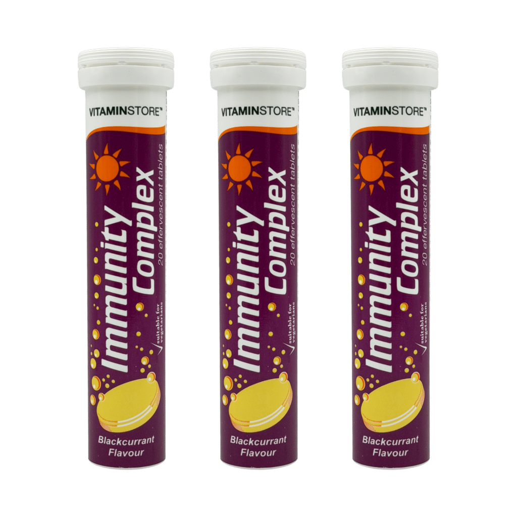 Vitamin Store Immunity Complex Blackcurrant Effervescent Tablets 20 Tablets - 3 Pack