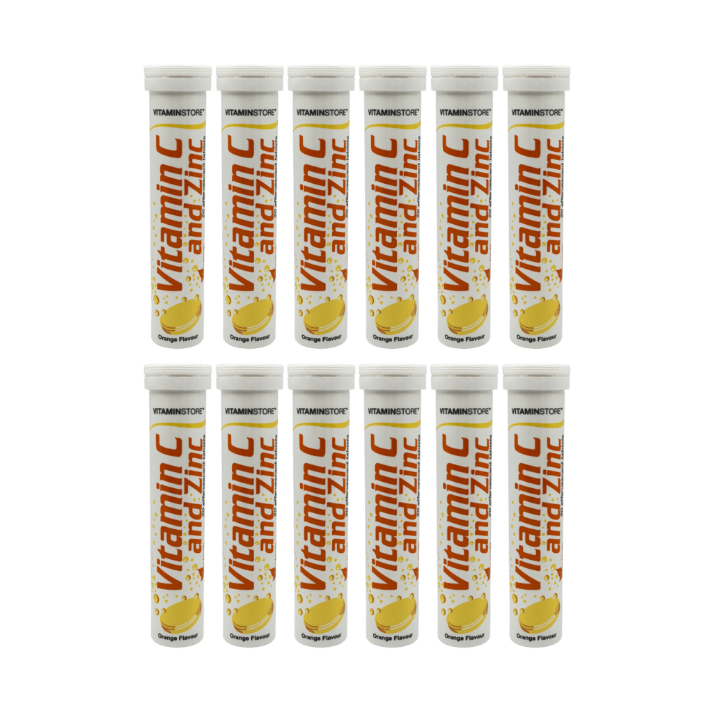Vitamin Store Vitamin C & Zinc Orange Effervescent Tablets 20 Tablets - 12 Pack