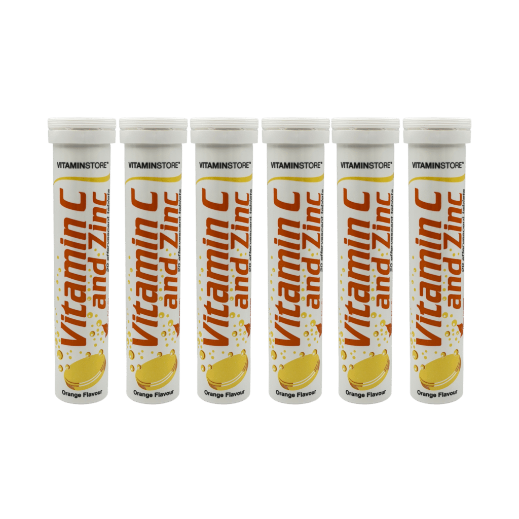 Vitamin Store Vitamin C & Zinc Orange Effervescent Tablets 20 Tablets - 6 Pack