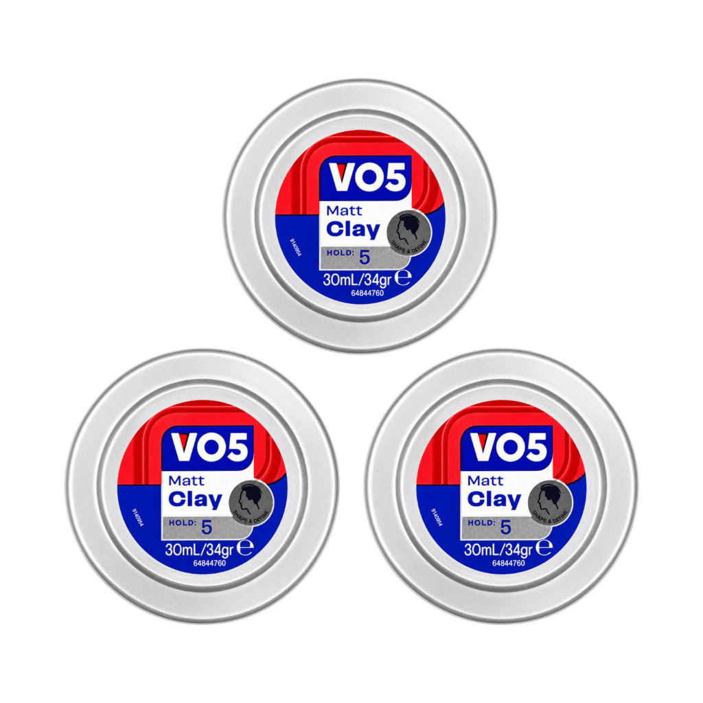 VO5 Matt Clay Strong Hold 30ml - 3 Pack