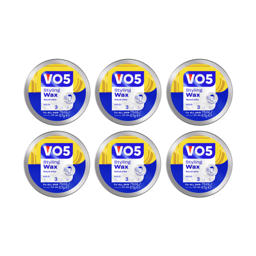 VO5 Styling Wax Natural Shine 75ml - 6 Pack