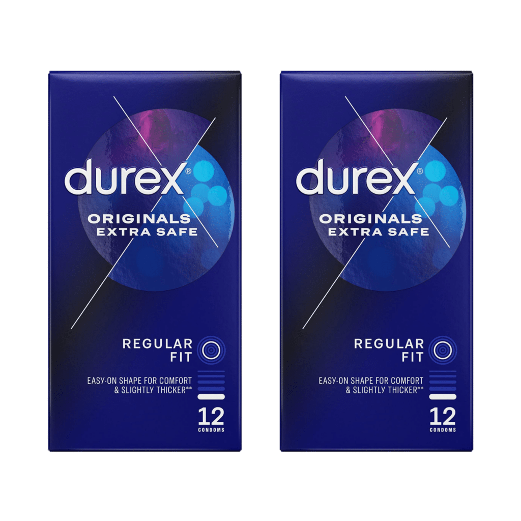 2 x Durex Originals Extra Safe Condoms 12 Pack (24 Condoms Total)