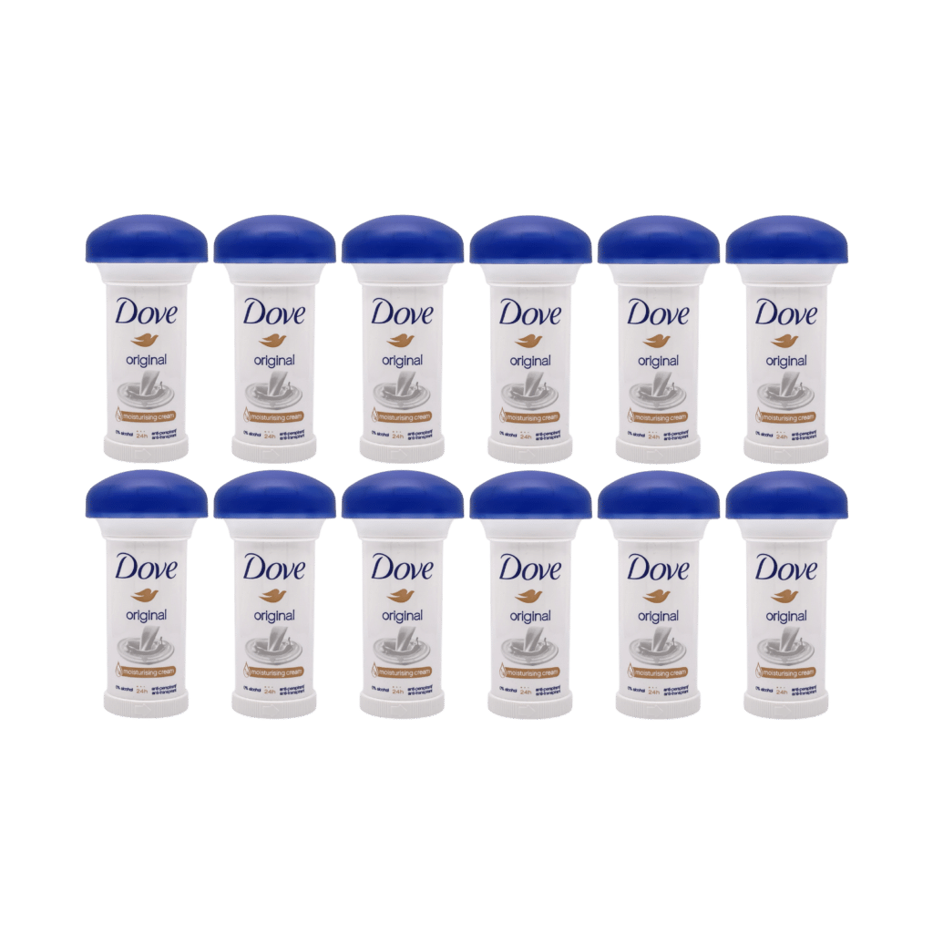 Dove Original Anti-Perspirant Moisturising Cream 50ml - 12 Pack