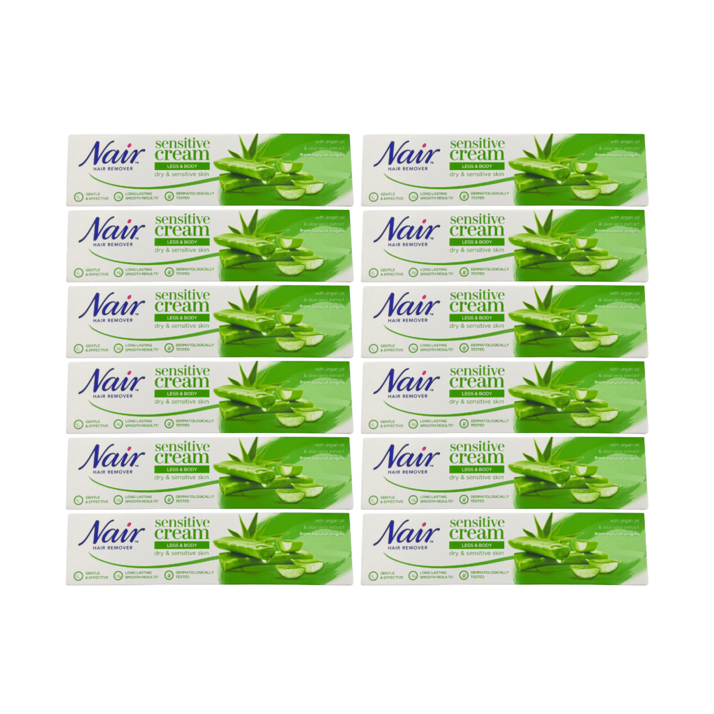 Nair Sensitive Hair Removal Cream 100ml - 12 Pack
