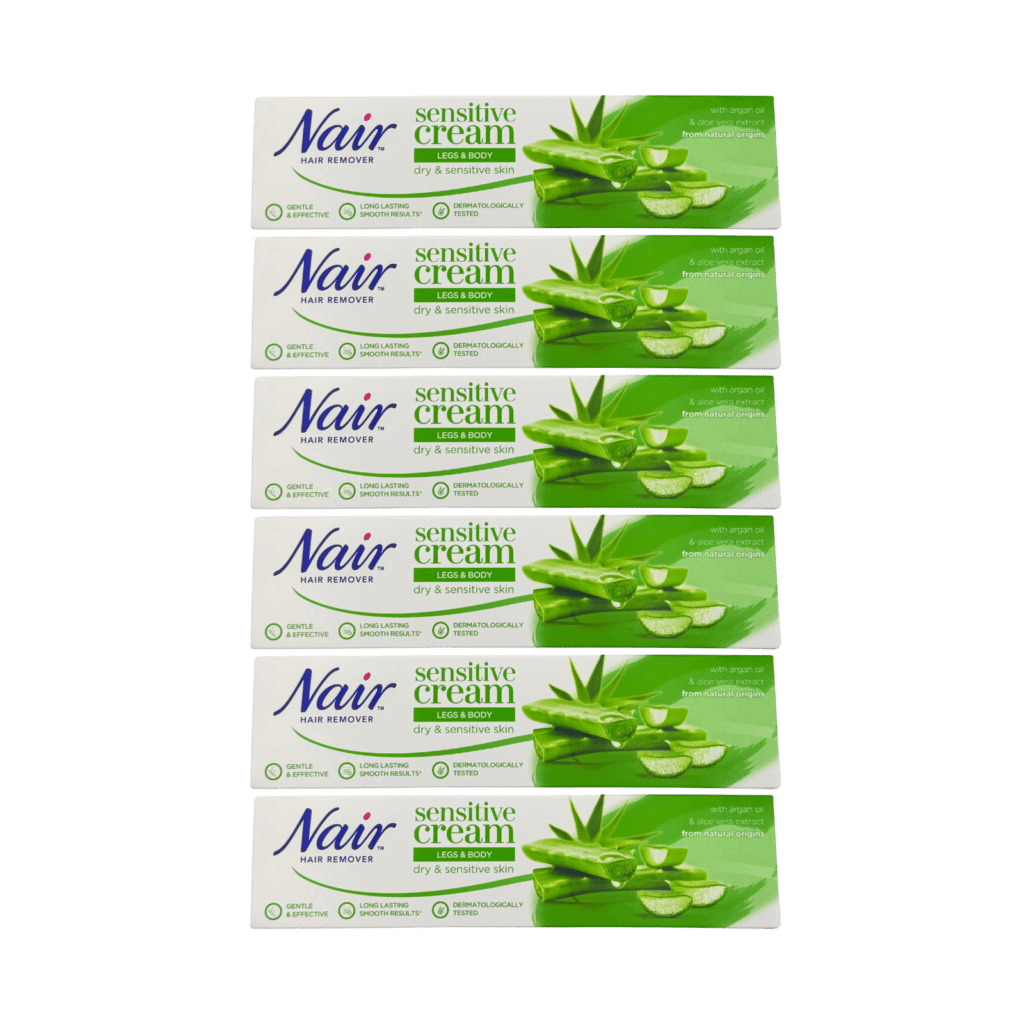 Nair Sensitive Hair Removal Cream 100ml - 6 Pack