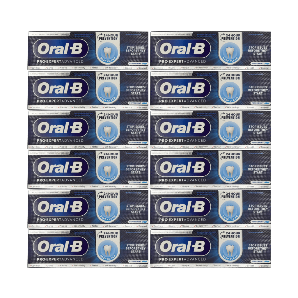 Oral-B Pro-Expert Advanced Deep Clean Toothpaste 75ml - 12 Pack