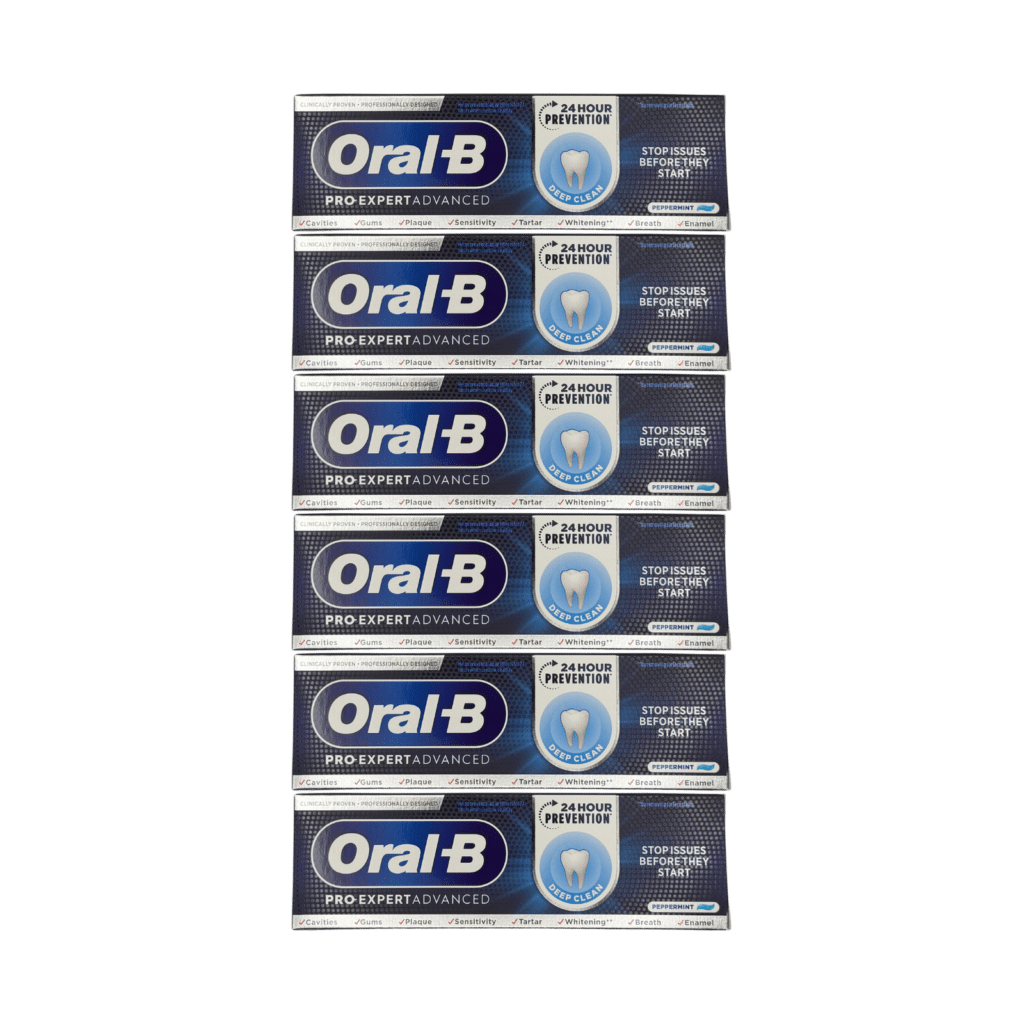 Oral-B Pro-Expert Advanced Deep Clean Toothpaste 75ml - 6 Pack