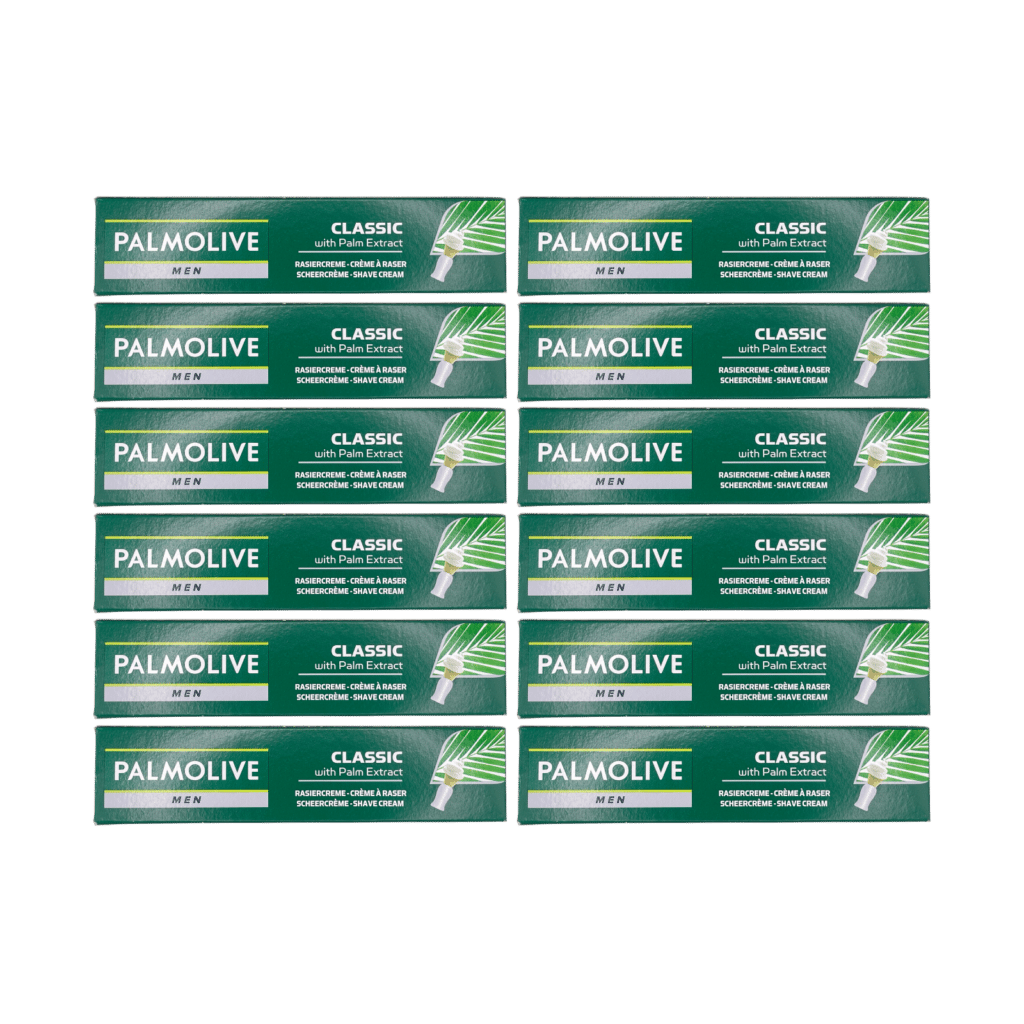 Palmolive Classic Shaving Cream 100ml Palm Extract - 12 Pack