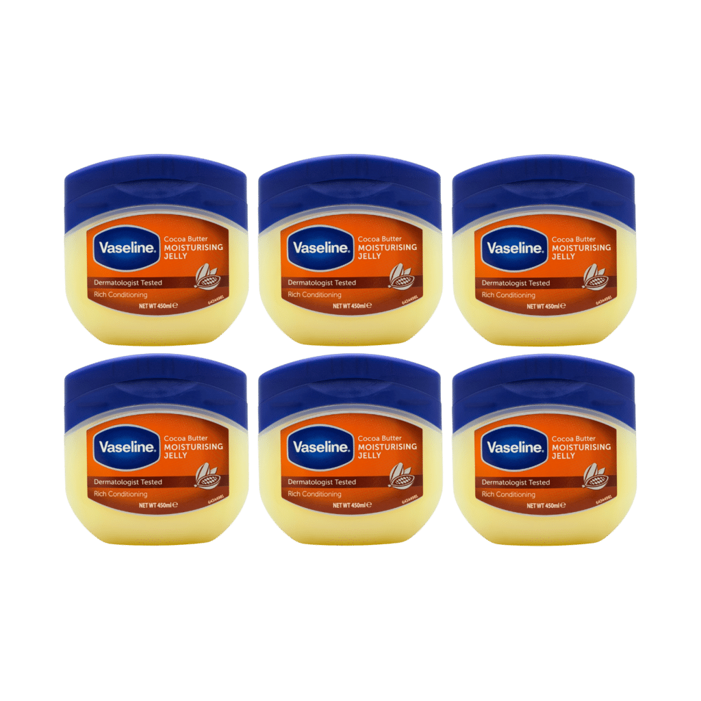 Vaseline Cocoa Butter Moisturising Jelly 450ml - 6 Pack