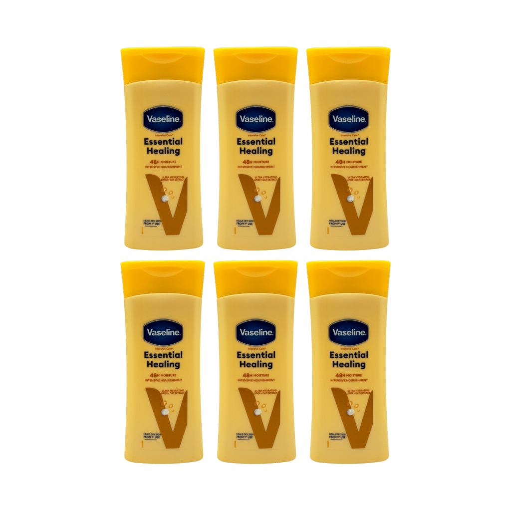 Vaseline Intensive Care Essential Healing Body Lotion 200ml - 6 Pack