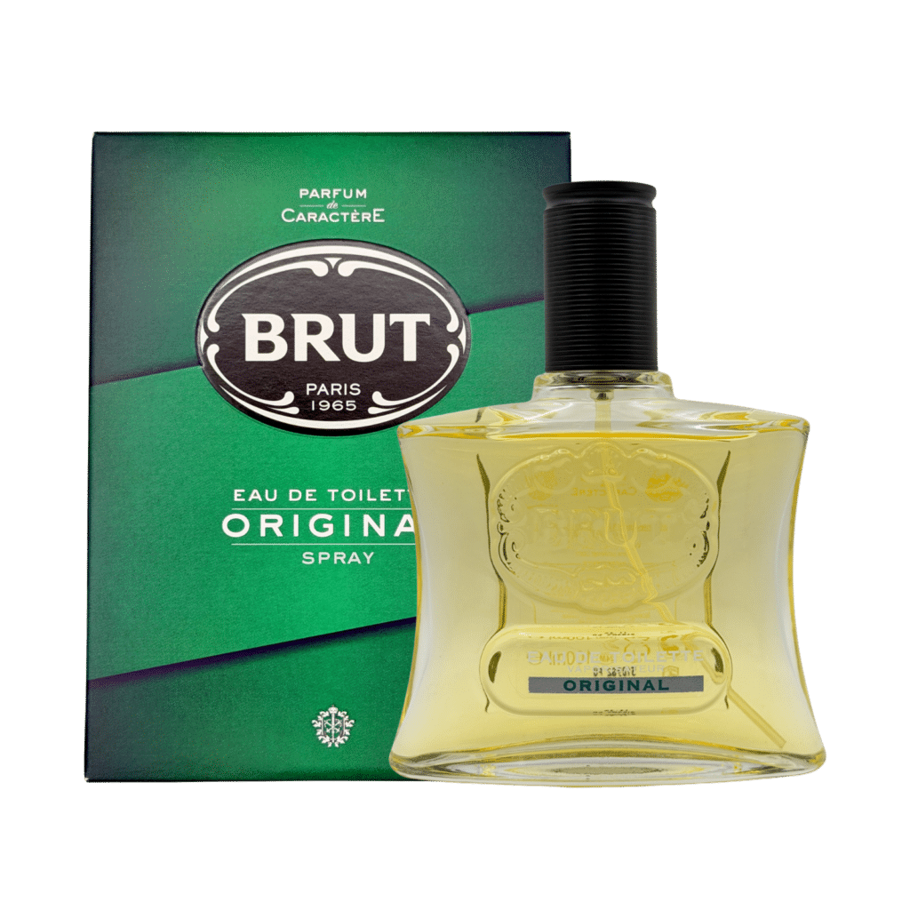 Brut original eau de toilette spray 100ml box and bottle