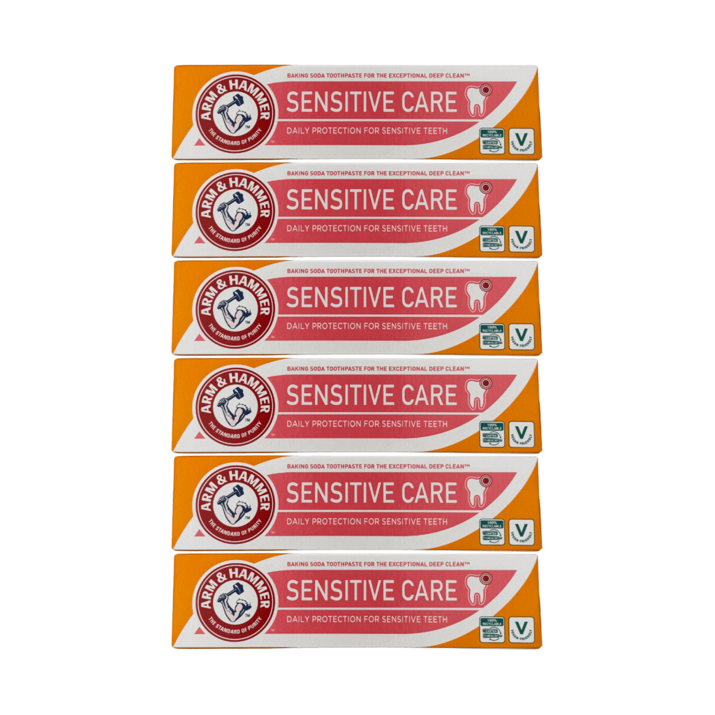 Arm & Hammer Sensitive Care Toothpaste 125g - 6 Pack