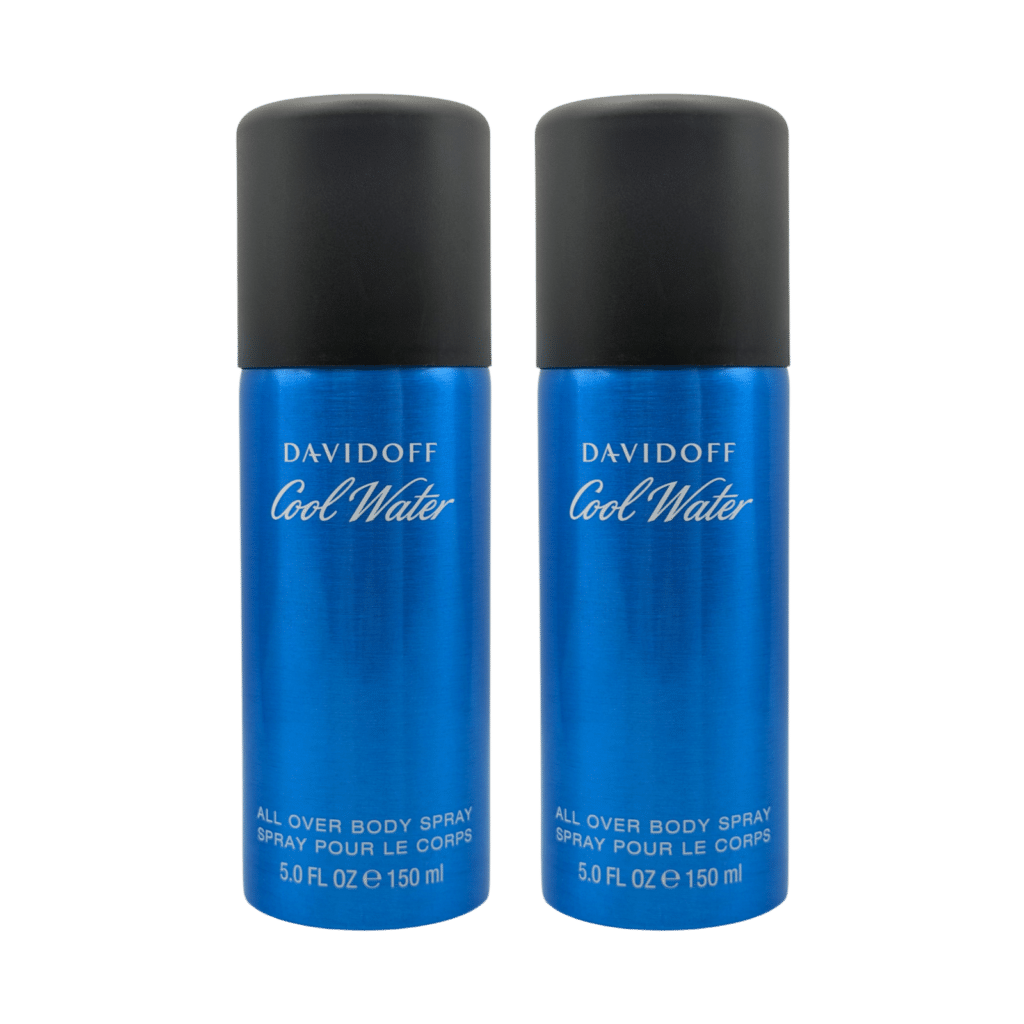 Davidoff Cool Water All Over Body Spray 150ml - 2 Pack