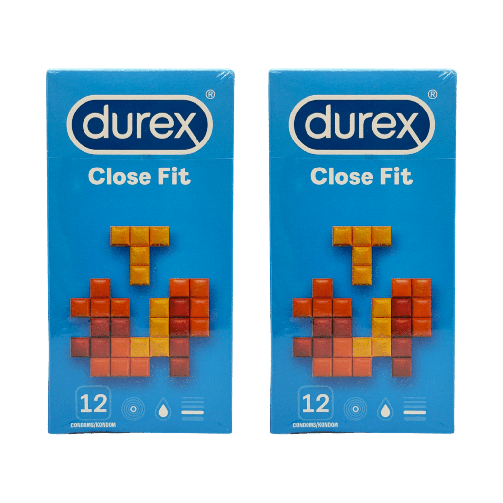 2 x Durex Close Fit Condoms 12 Pack (24 Condoms Total)