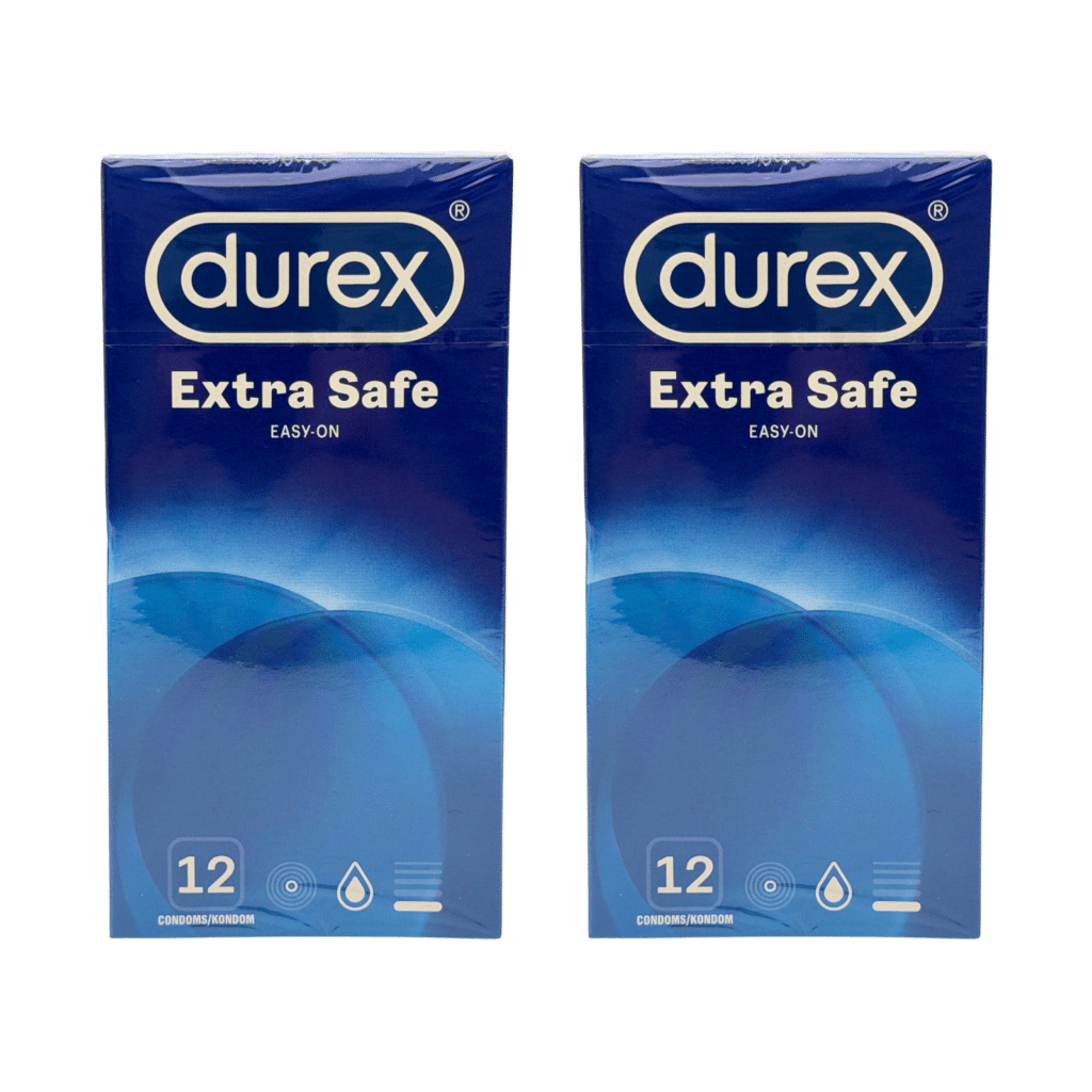 2 x Durex Extra Safe Condoms 12 Pack (24 Condoms Total)