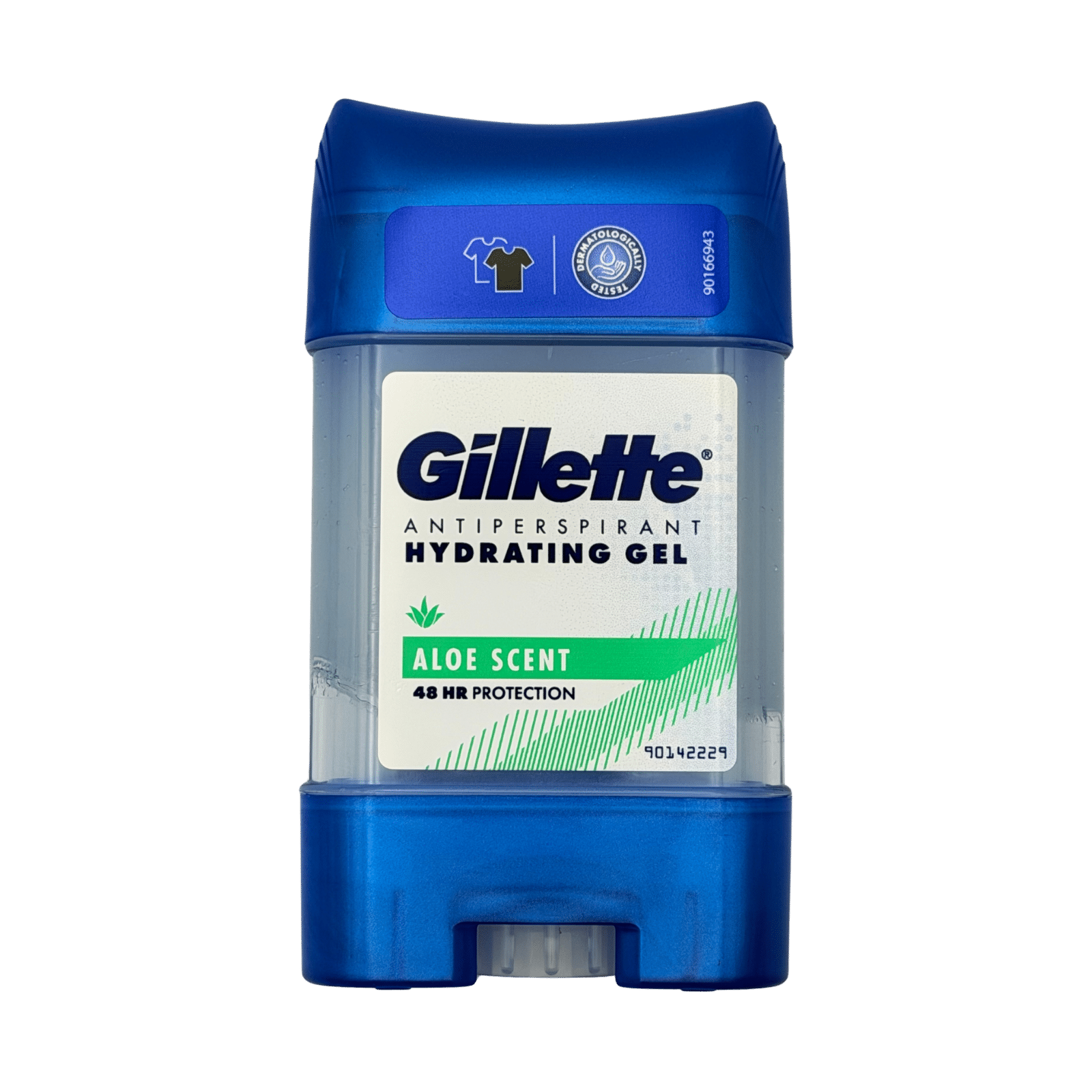 Gillette aloe scent antiperspirant gel 70ml front view