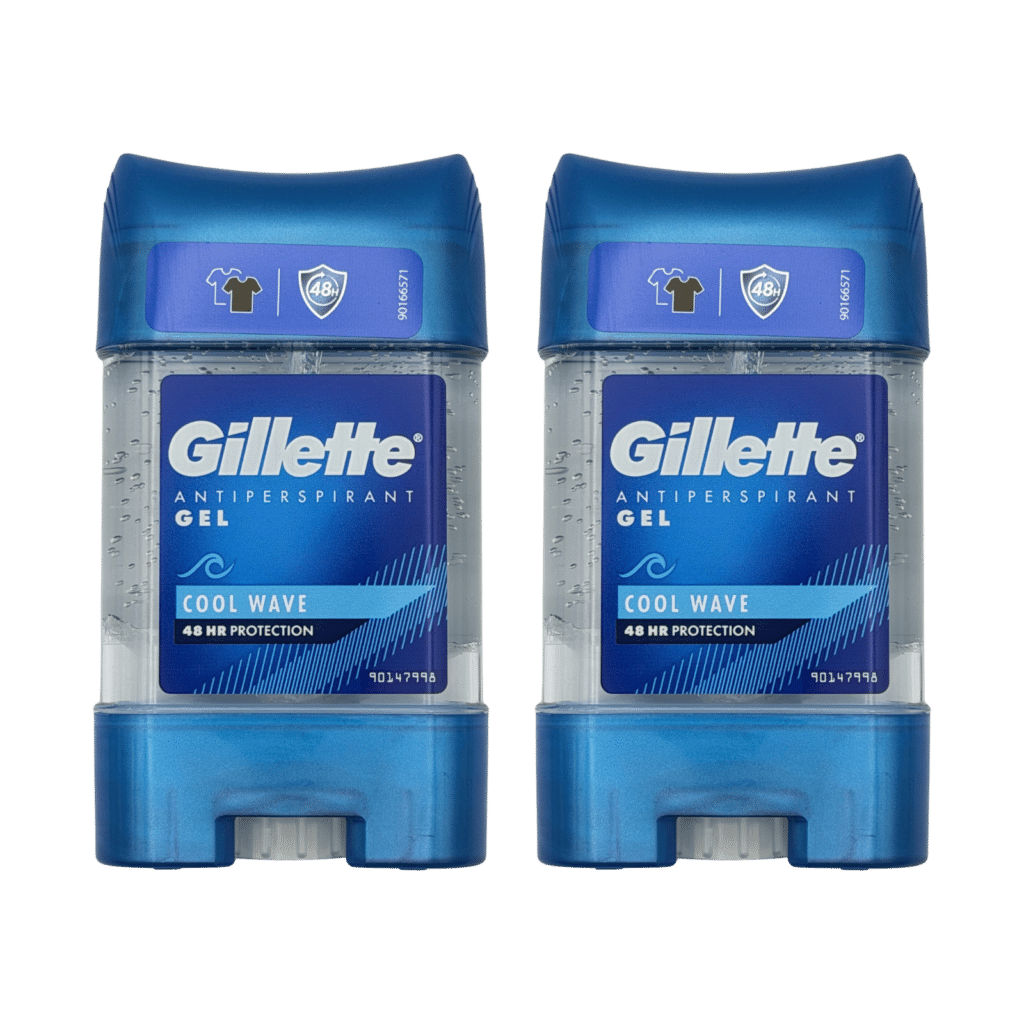Gillette Cool Wave Antiperspirant Gel 70ml - 2 Pack