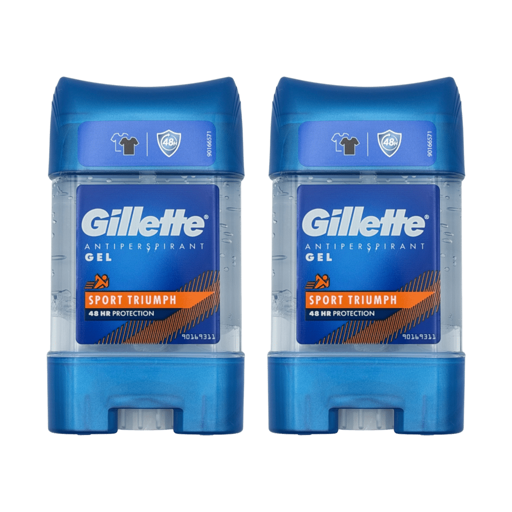 Gillette Sport Triumph Antiperspirant Gel 70ml - 2 Pack