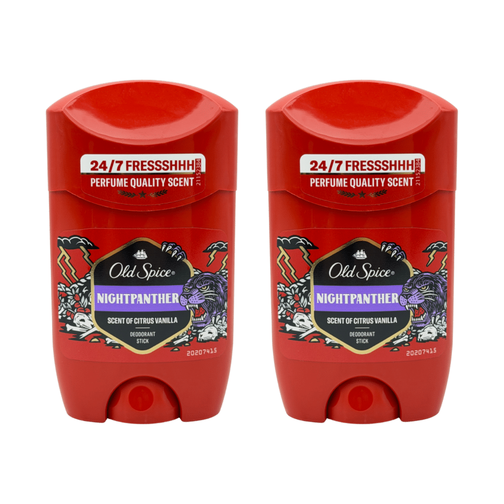 Old Spice Nightpanther Deodorant Stick for Men 50ml - 2 Pack