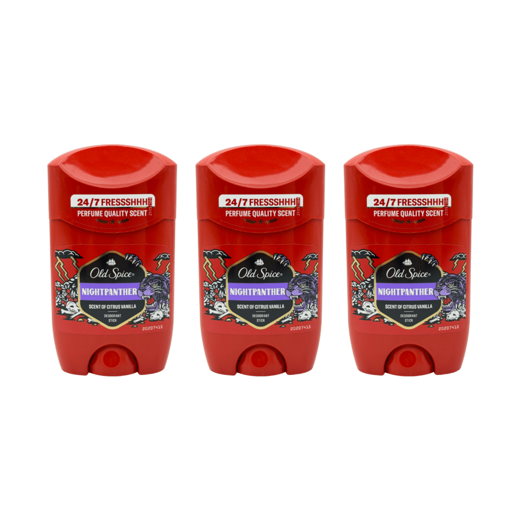 Old Spice Nightpanther Deodorant Stick for Men 50ml - 3 Pack