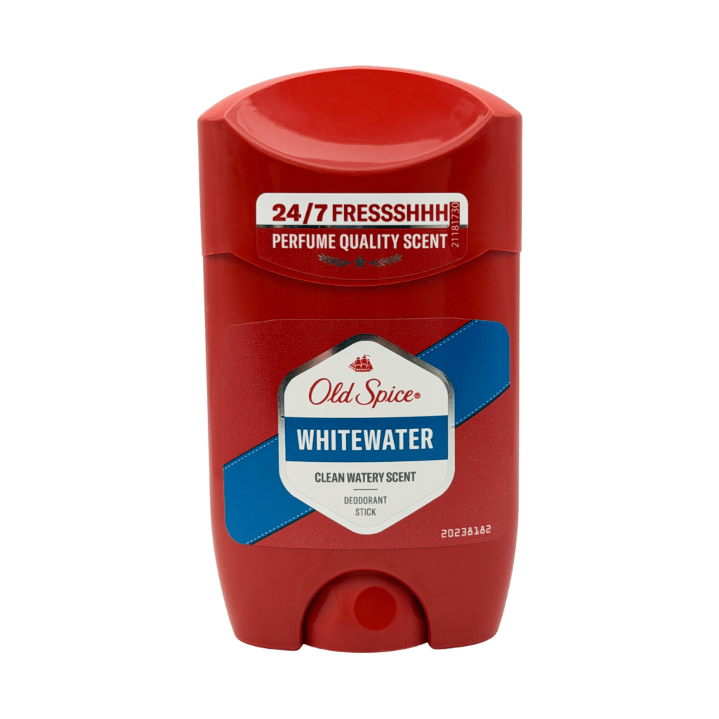 Old spice deodorant stick whitewater front view