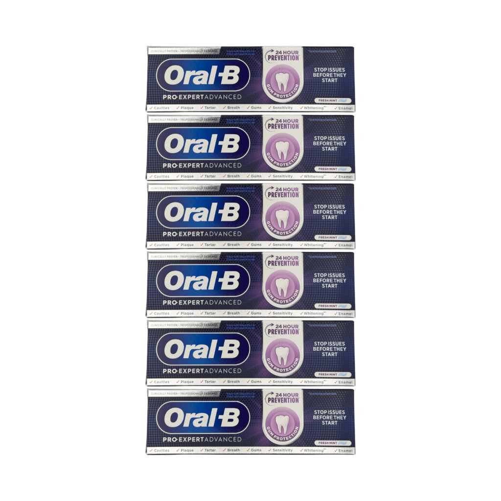 Oral-B Pro-Expert Advanced Gum Protection Toothpaste 75ml - 6 Pack