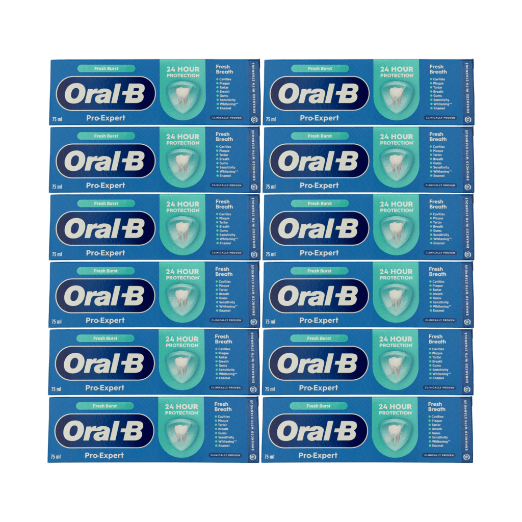 Oral-B Pro-Expert Fresh Burst Toothpaste 75ml - 12 Pack