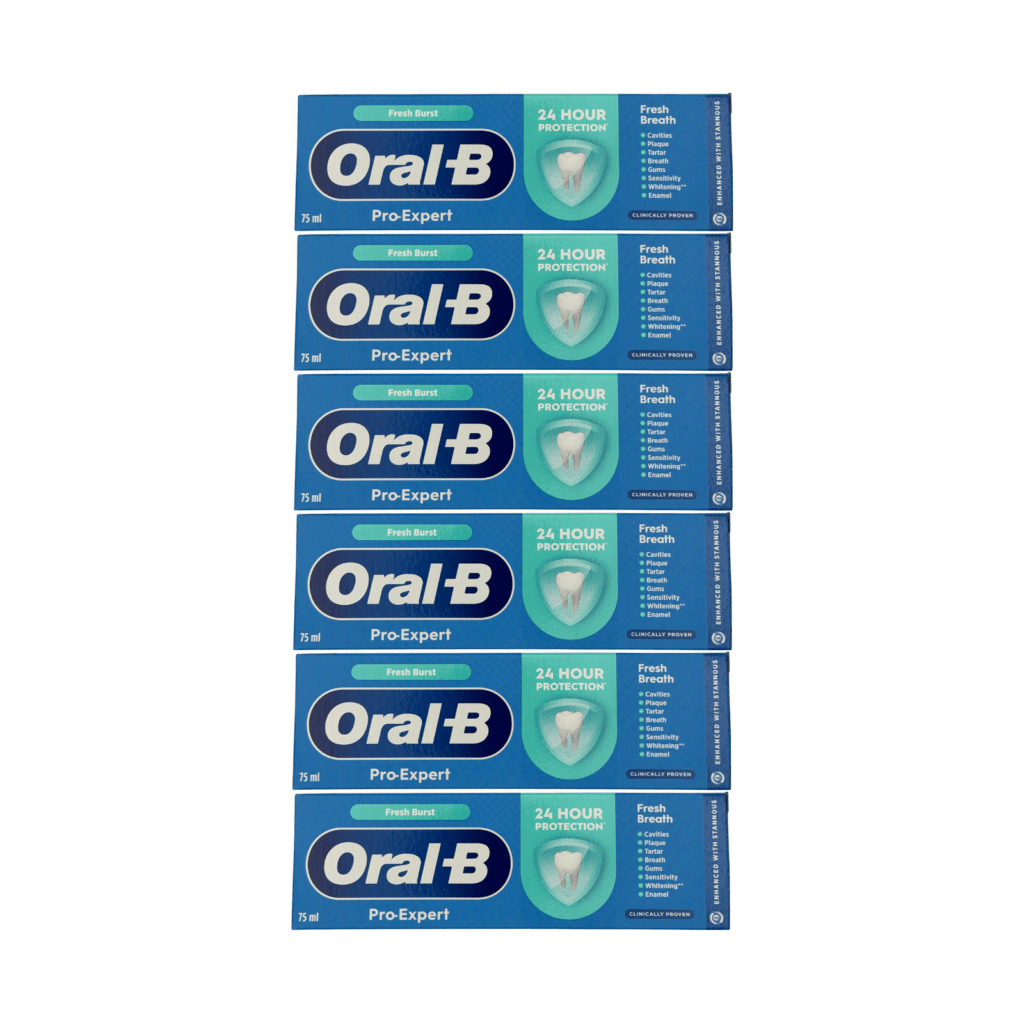 Oral-B Pro-Expert Fresh Burst Toothpaste 75ml - 6 Pack
