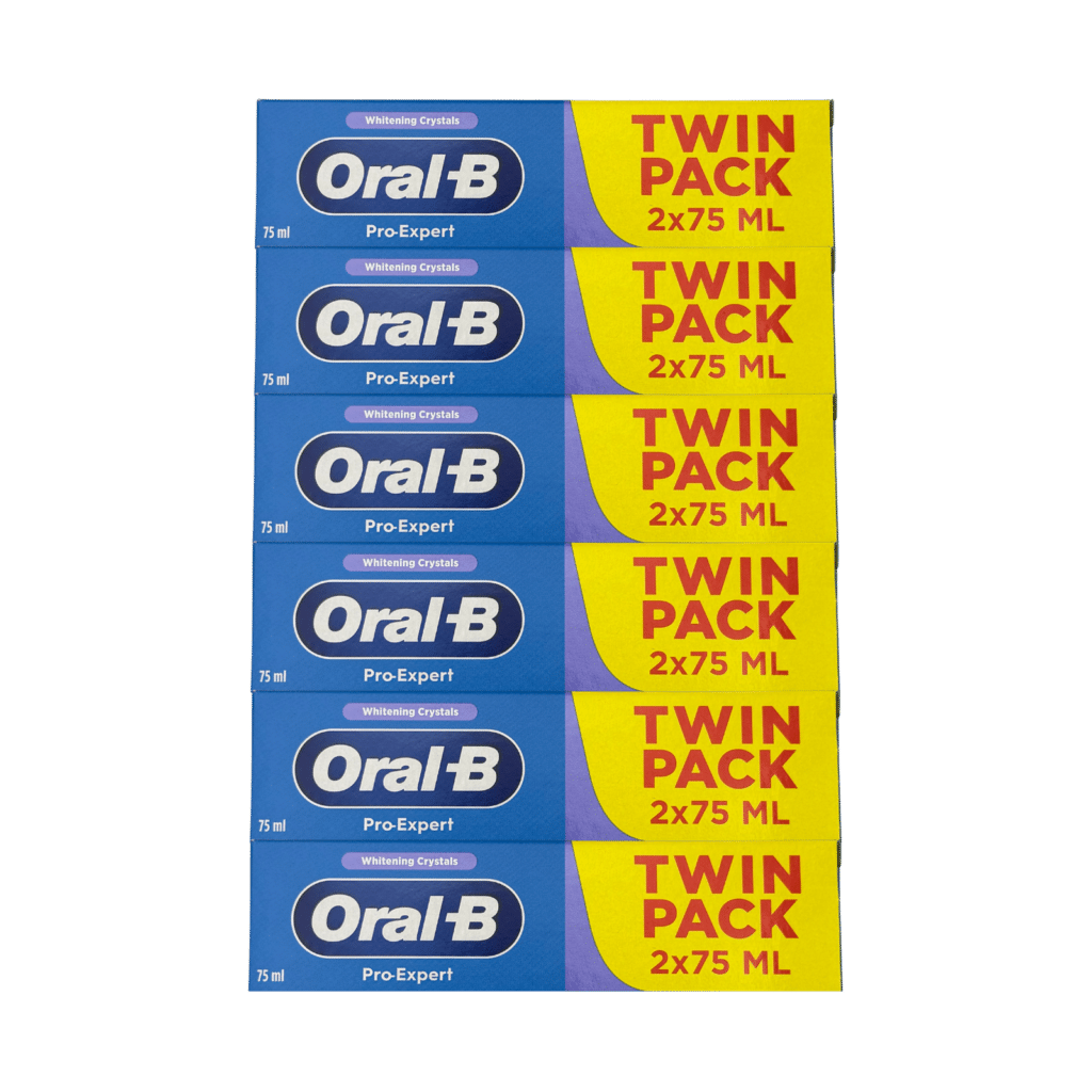 Oral-B Pro-Expert Gentle Whitening Toothpaste 12 x 75ml (6 Twin Packs)