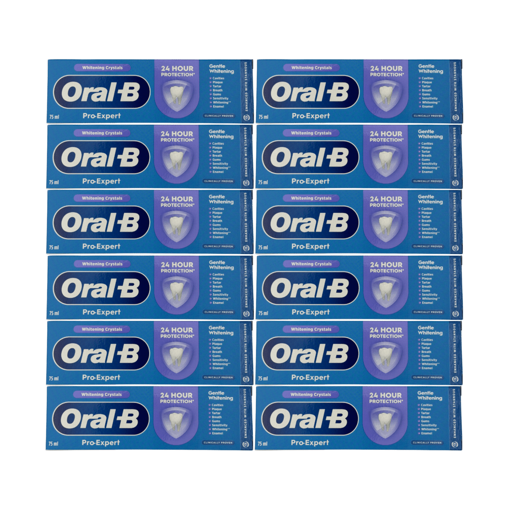 Oral-B Pro-Expert Gentle Whitening Toothpaste 75ml - 12 Pack