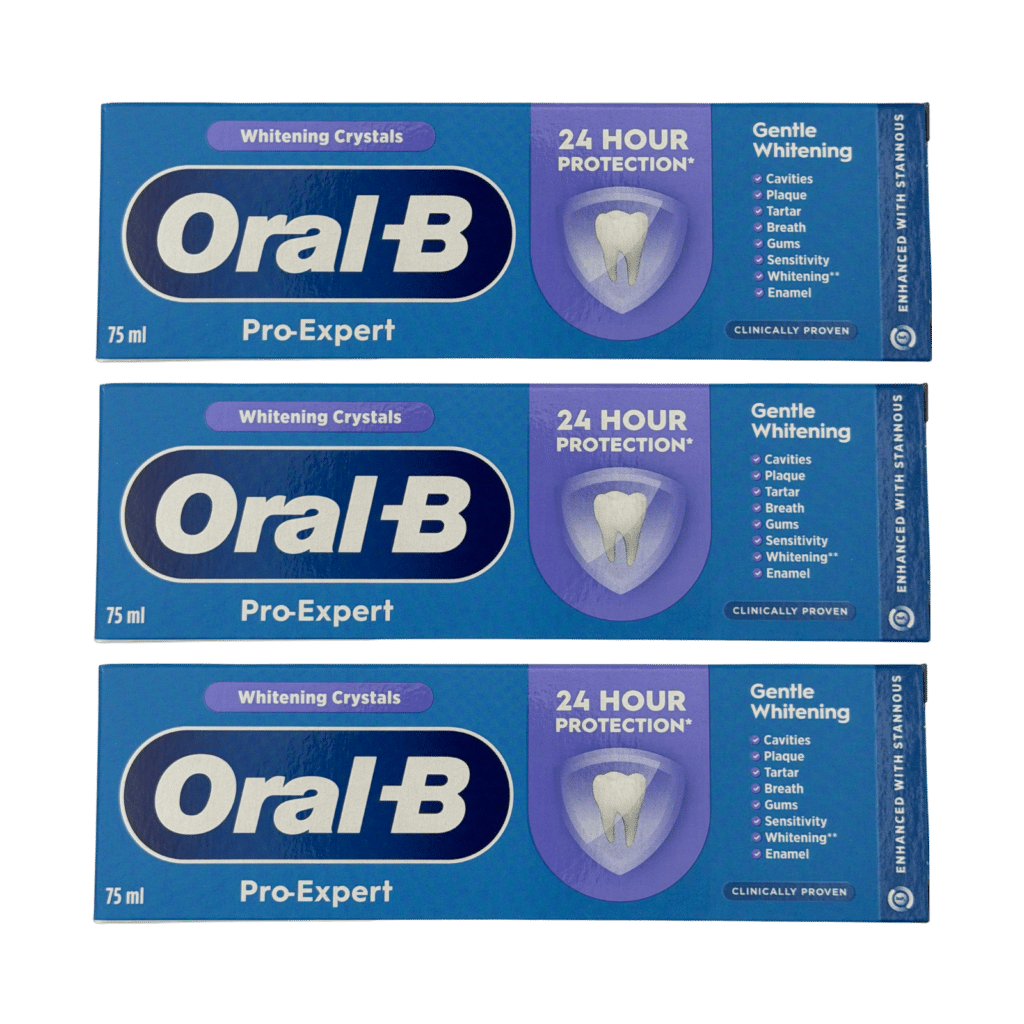 Oral-B Pro-Expert Gentle Whitening Toothpaste 75ml - 3 Pack