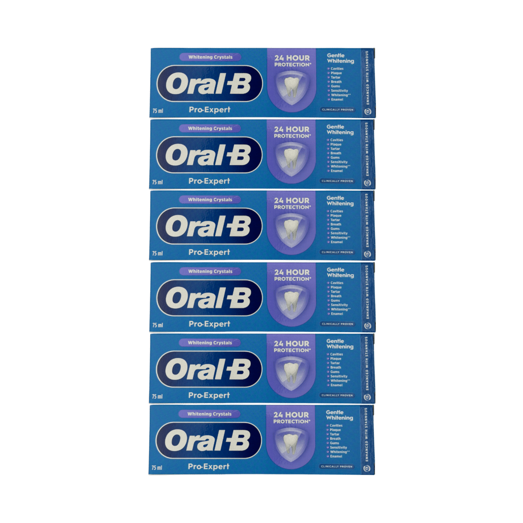 Oral-B Pro-Expert Gentle Whitening Toothpaste 75ml - 6 Pack
