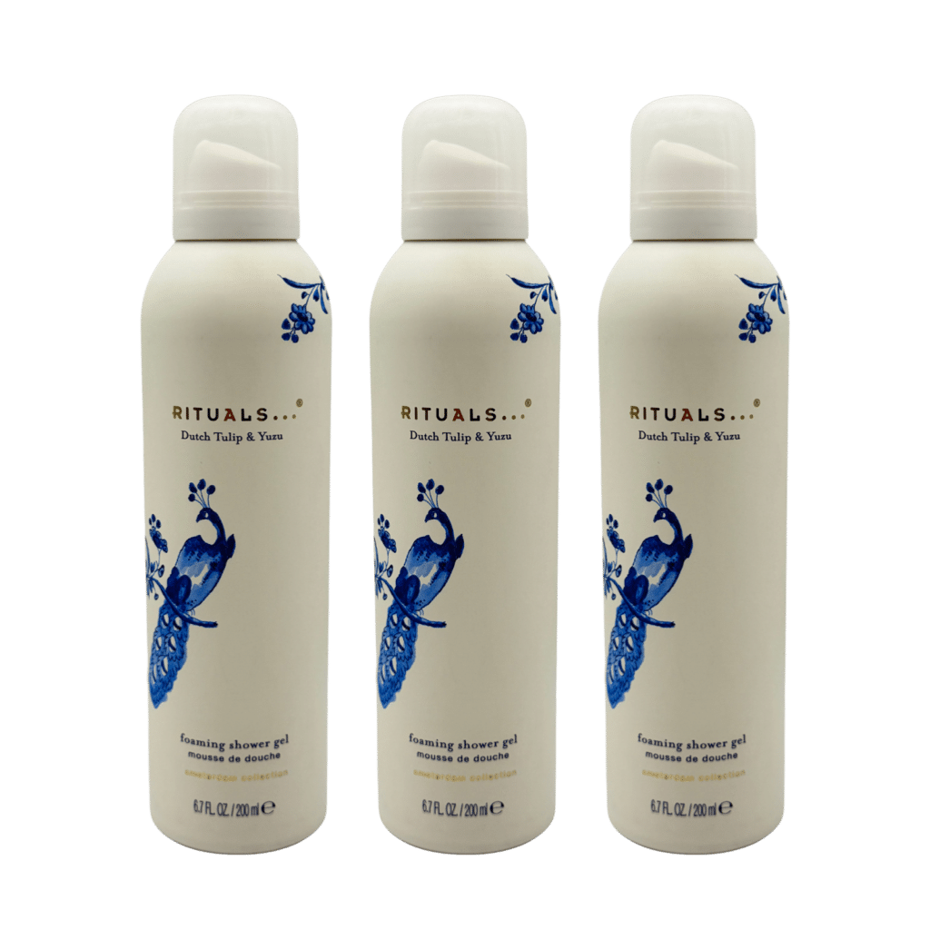 Rituals Amsterdam Collection Foaming Shower Gel 200ml - 3 Pack