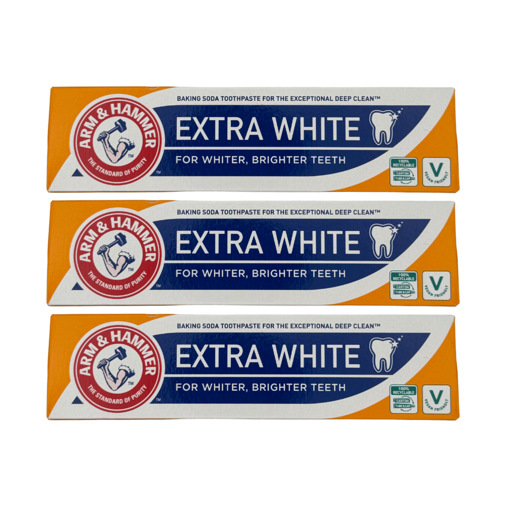 Arm & Hammer Extra White Toothpaste 125g - 3 Pack