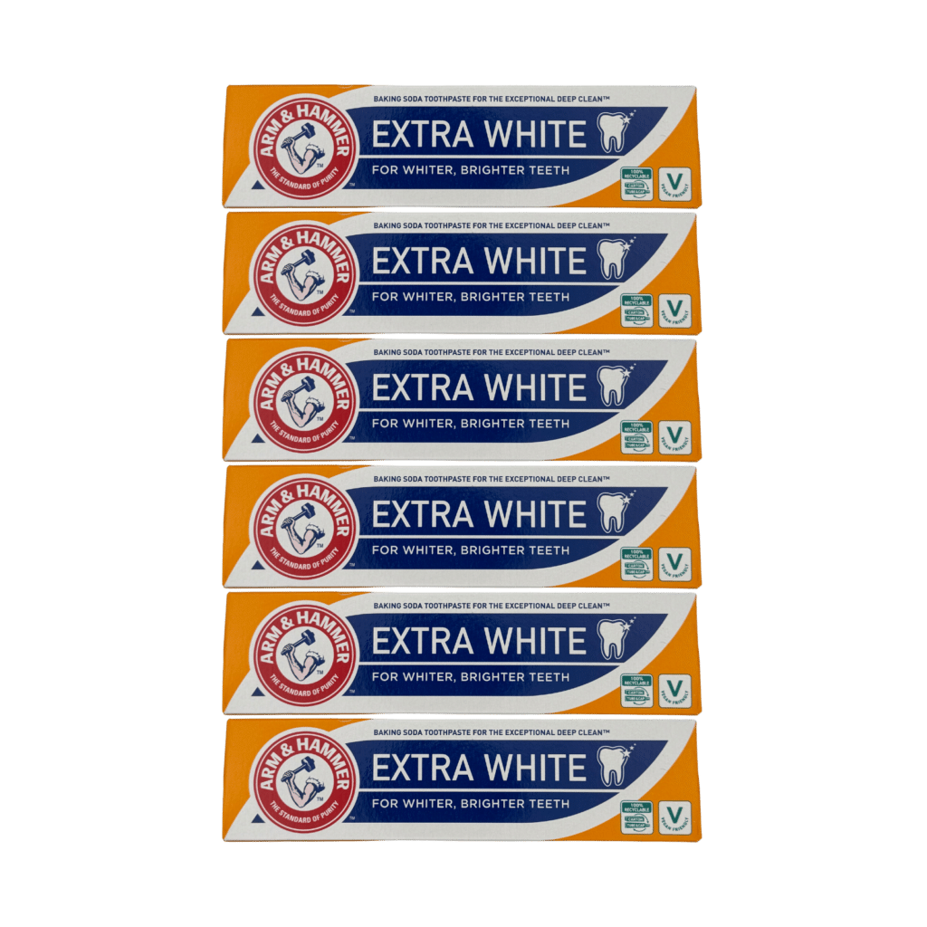 Arm & Hammer Extra White Toothpaste 125g - 6 Pack