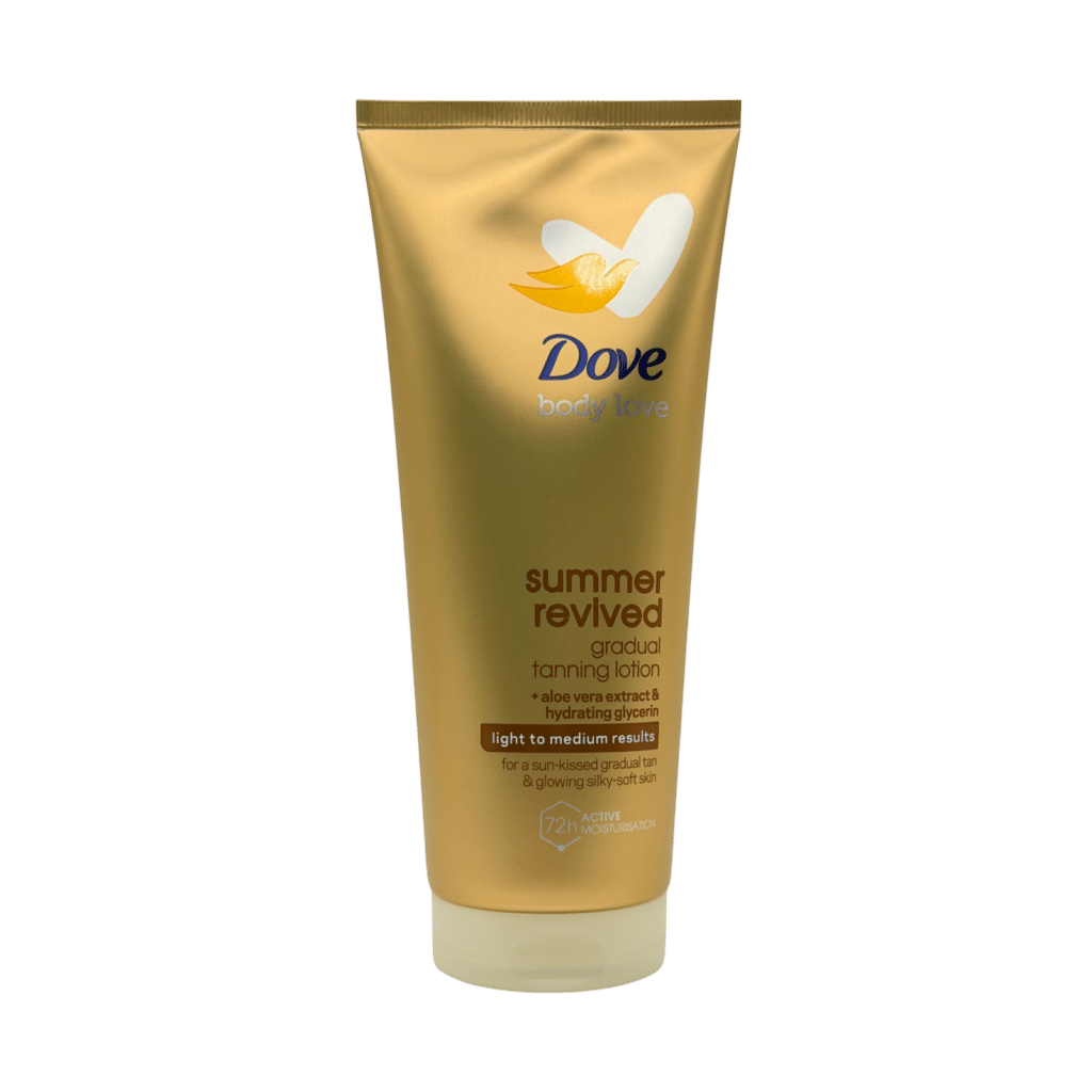 Dove summer revived self-tanning body lotion light to medium 200ml front view