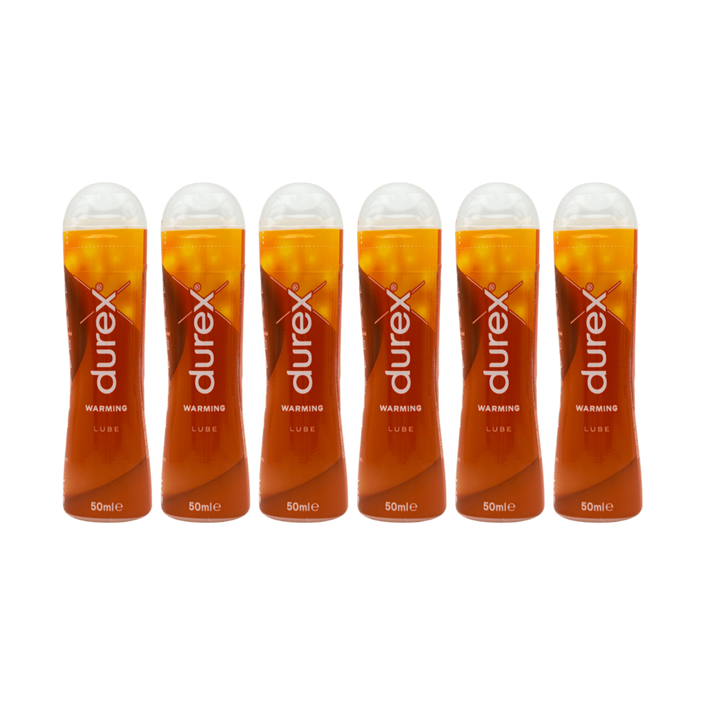 Durex Warming Water Based Lube 50ml - 6 Pack