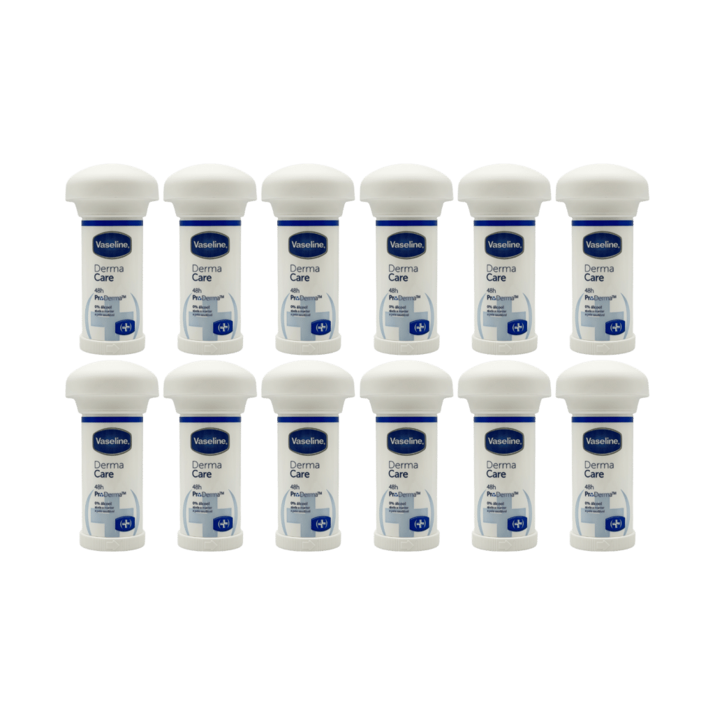 Vaseline Derma Care 48H Anti-Perspirant Cream 50ml - 12 Pack