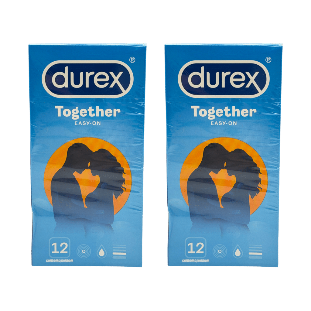 2 x Durex Together Easy-On Condoms 12 Pack (24 Condoms)