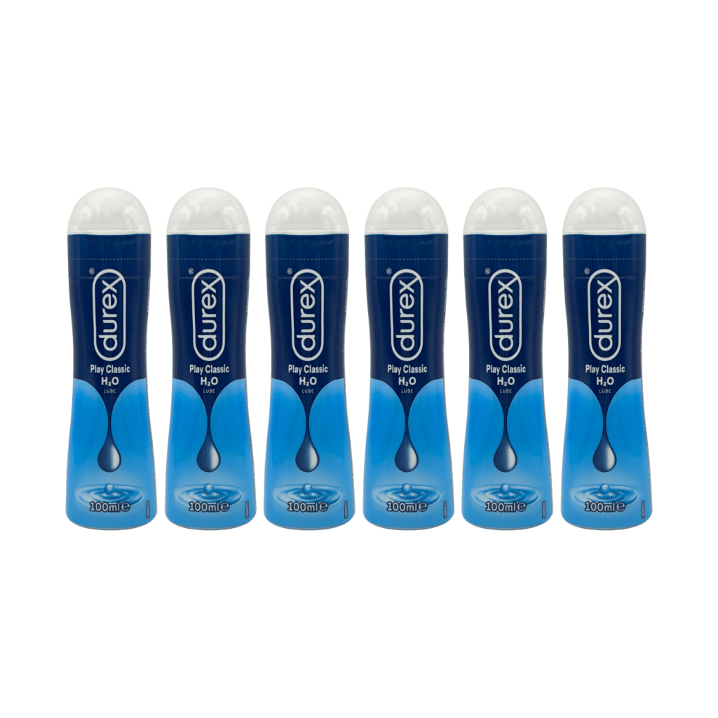 Durex Play Classic H2O Water-Based Lube 100ml - 6 Pack