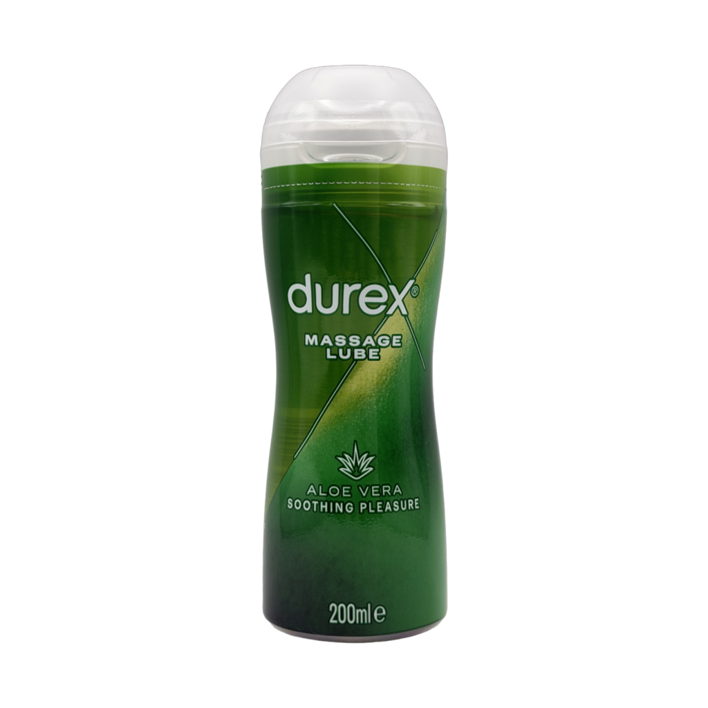 Durex massage lube & gel aloe vera 200ml front view