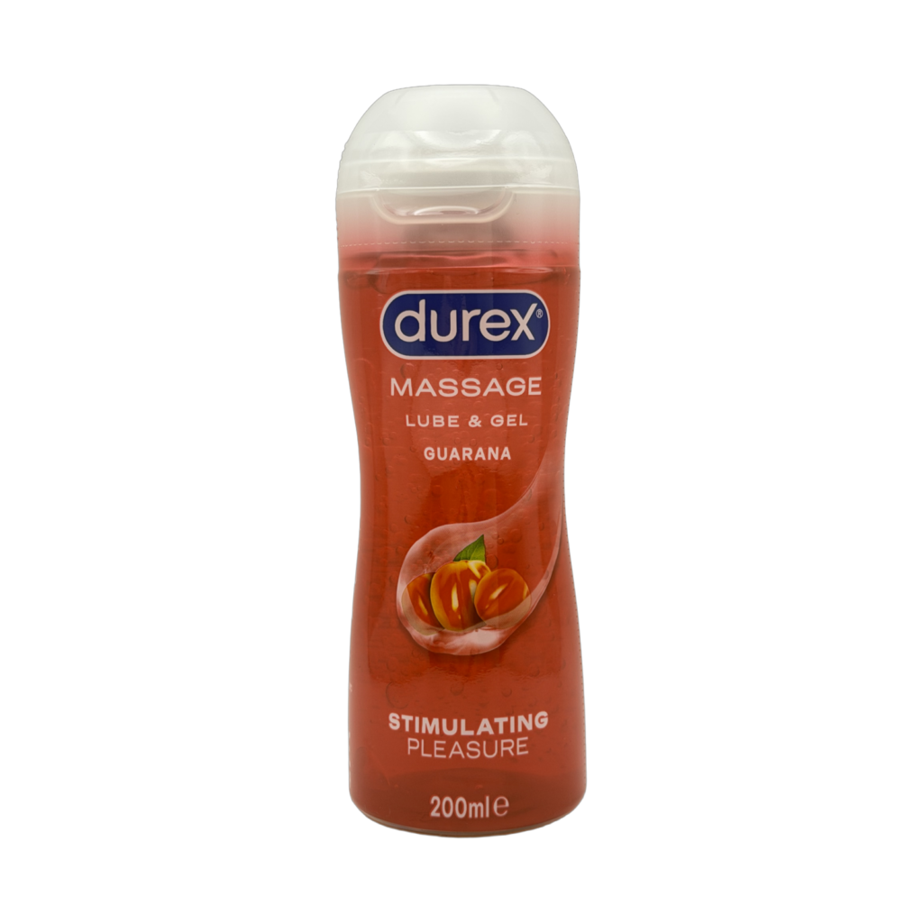 Durex massage lube & gel guarana 200ml front view