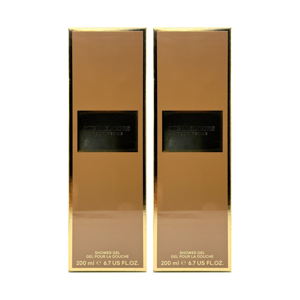 Michael kors pour femme shower gel 200ml 2 pack front view